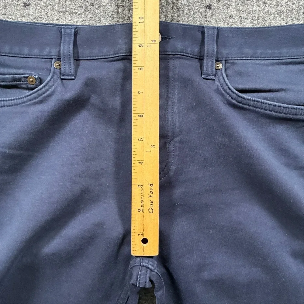 Banana Republic Traveler Slim Fit Pants Mens‎ 33x32 Navy Stretch Casual Low Rise